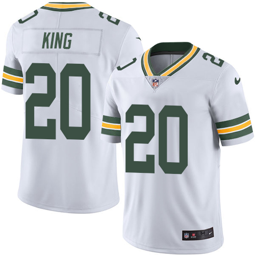 Green Bay Packers #20 Kevin King White Youth Stitched Vapor Untouchable Limited Jersey Youth