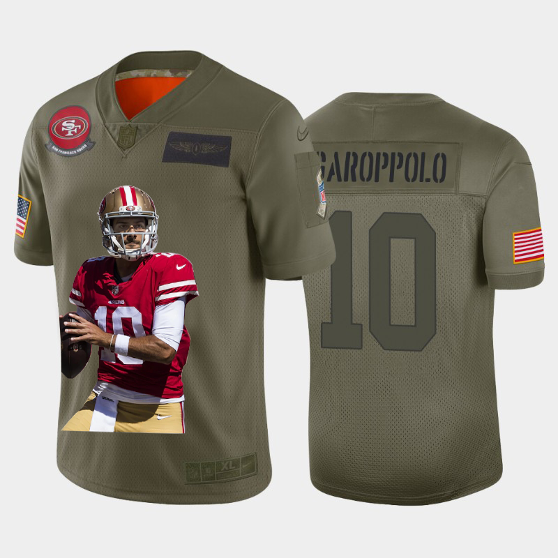 San Francisco 49ers #10 Jimmy Garoppolo Team Hero 2 Vapor Limited Jersey Camo