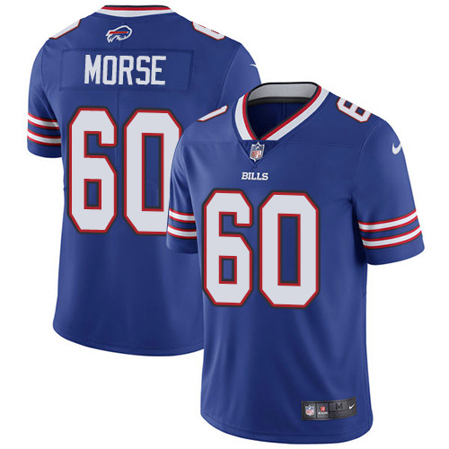 Buffalo Bills #60 Mitch Morse Royal Blue Team Color Youth Stitched Vapor Untouchable Limited Jersey Youth