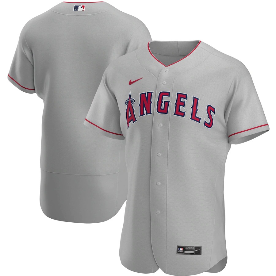 Los Angeles Angels Gray Road 2020 Authentic Team Jersey
