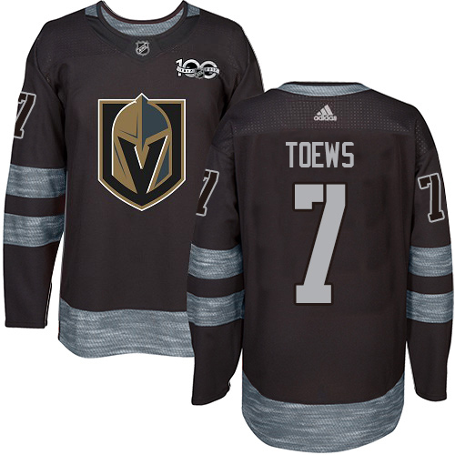 Adidas Golden Knights #7 Alex Pietrangelo Black 1917-2017 100th Anniversary Stitched Youth Jersey