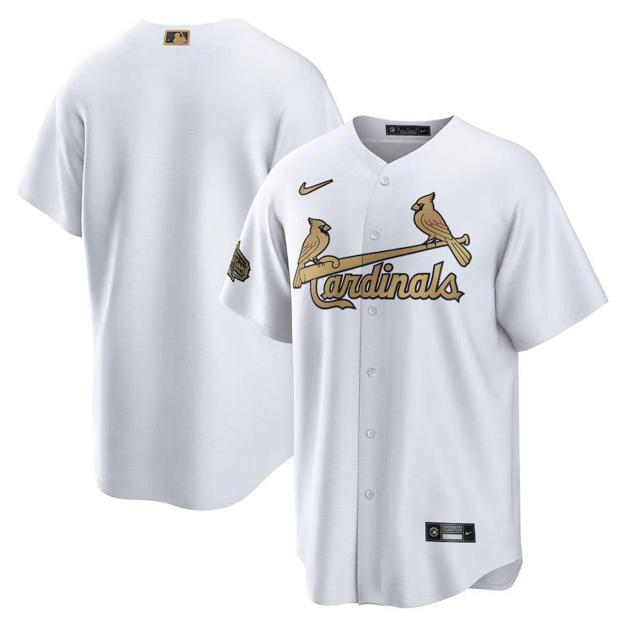 St.Louis Cardinals Blank Men's White 2022 All-Star Game Replica Jersey