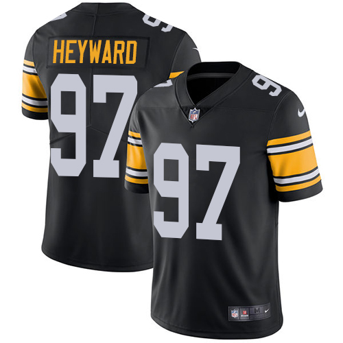 Pittsburgh Steelers #97 Cameron Heyward Black Alternate Men's Stitched Vapor Untouchable Limited Jersey Men's