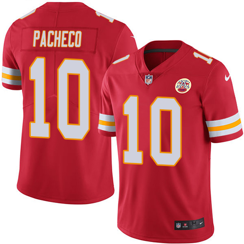 Chiefs #10 Isiah Pacheco Red Team Color Youth Stitched Vapor Untouchable Limited Jersey