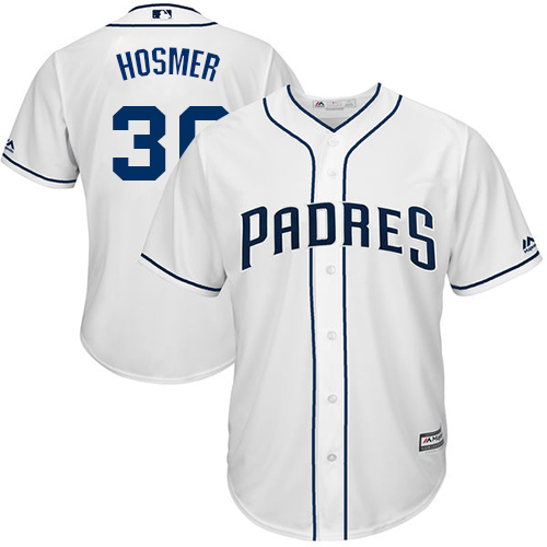 San Diego Padres #30 Eric Hosmer White Cool Base Stitched Youth Jersey Youth