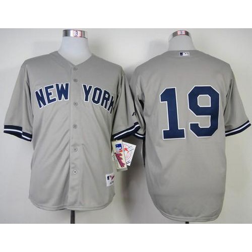 New York Yankees #19 Masahiro Tanaka Grey Stitched Jersey Men's