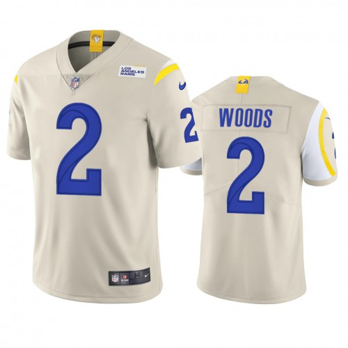 Los Angeles Los Angeles Rams #2 Robert Woods Men's Vapor Limited Jersey - Bone Men's