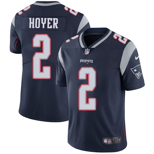 New England Patriots #2 Brian Hoyer Navy Blue Team Color Men's Stitched Vapor Untouchable Limited Jersey Men's