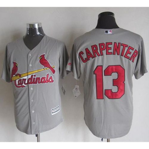 St.Louis Cardinals #13 Matt Carpenter Grey New Cool Base Stitched Jersey Men's