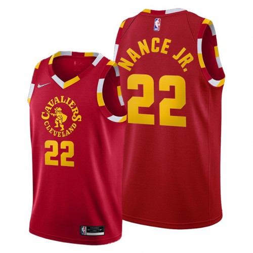 Cleveland Cleveland Cavaliers #22 Larry Nance Jr. Womens 2021-22 City Edition Red Jersey Womens