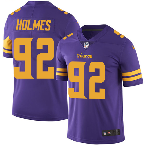 Minnesota Vikings #92 Jalyn Holmes Purple Men's Stitched Limited Rush Jersey Men's