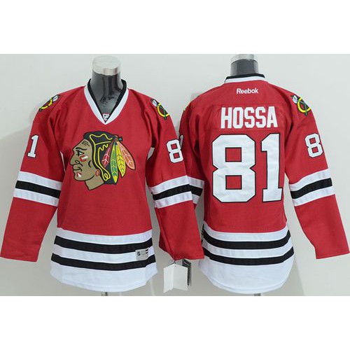 Chicago Blackhawks #81 Marian Hossa Stitched Red Youth Jersey Youth