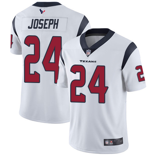 Houston Texans #24 Johnathan Joseph White Youth Stitched Vapor Untouchable Limited Jersey Youth