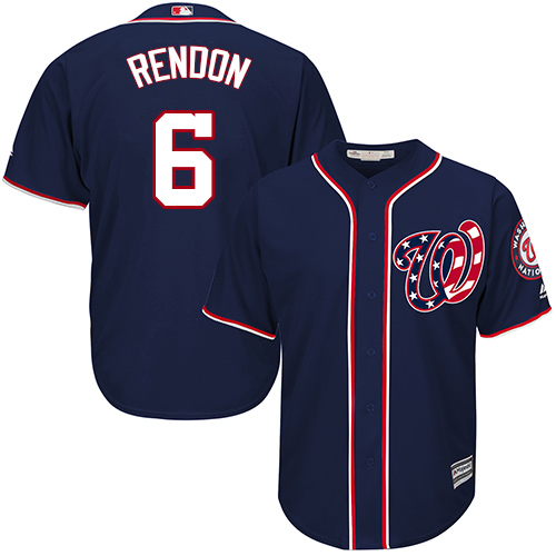Washington Nationals #6 Anthony Rendon Navy Blue Cool Base Stitched Youth Jersey Youth