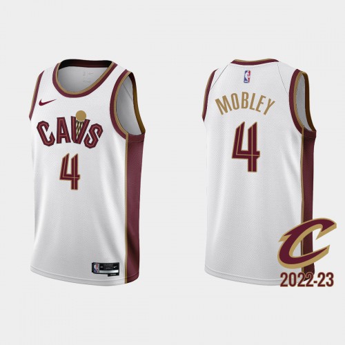 Cleveland Cavaliers #4 Evan Mobley White Mens 2022-23 Association Edition Jersey Mens