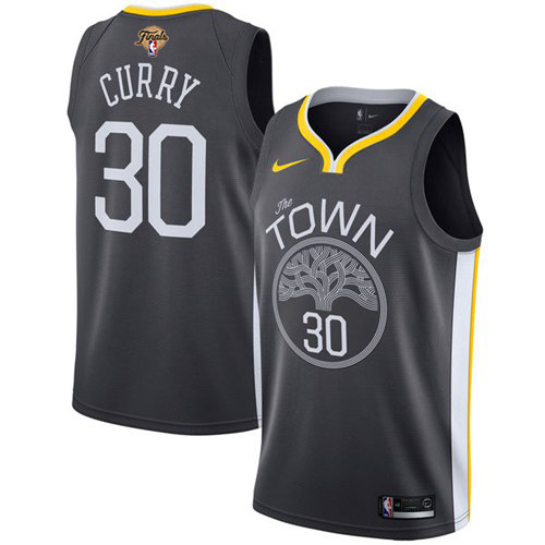 Golden State Golden State Warriors #30 Stephen Curry Youth Black 2022 Finals Swingman Statement Edition Jersey Youth