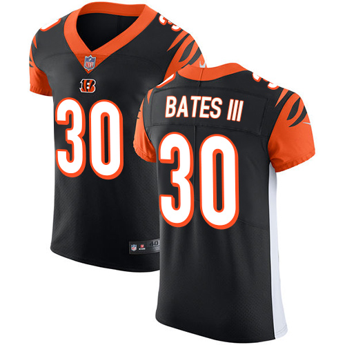 Bengals #30 Jessie Bates III Black Team Color Men's Stitched Vapor Untouchable Elite Jersey