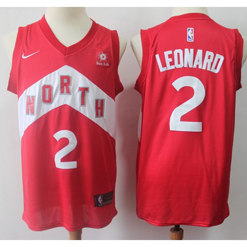 Toronto Raptors #2 Kawhi Leonard Red Womens Swingman Earned Edition Jersey Womens
