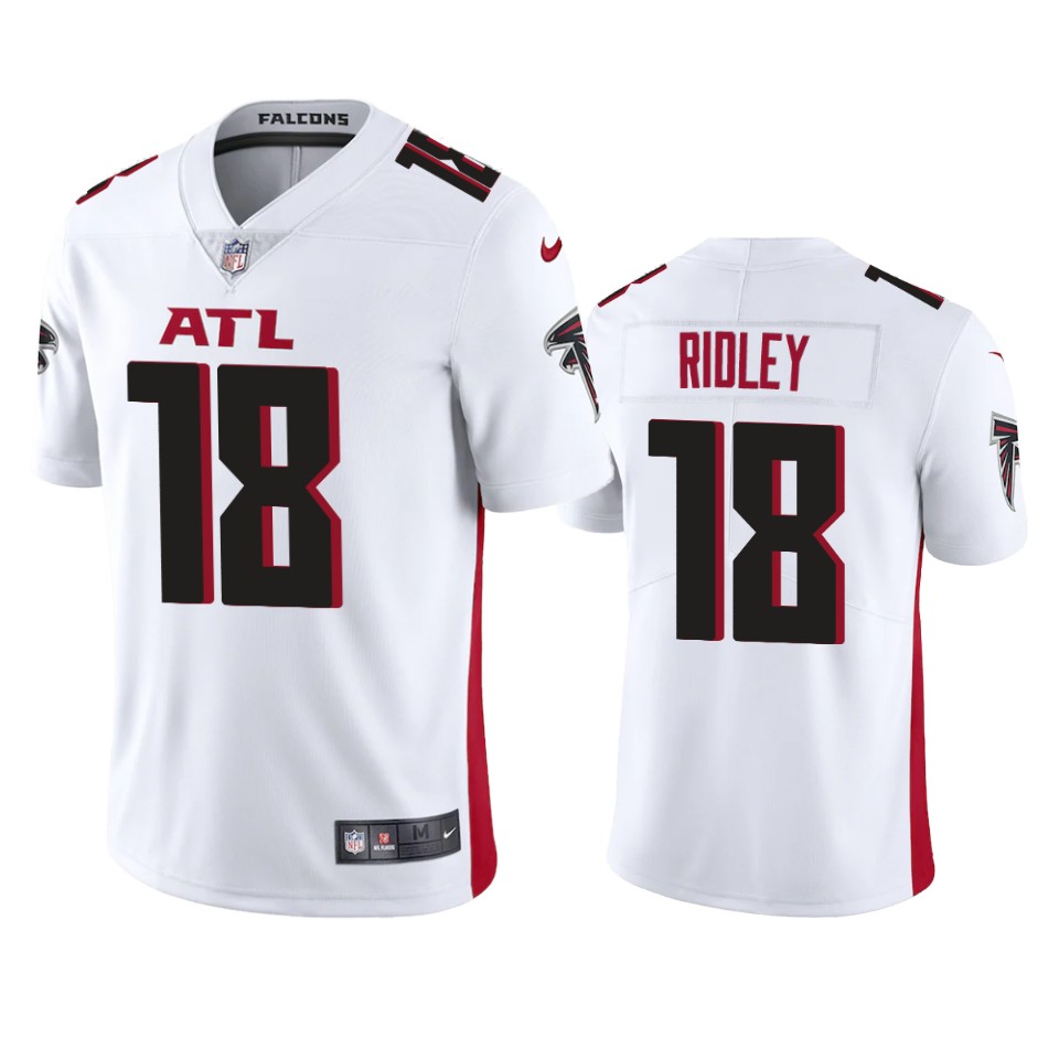 Women Atlanta Falcons #18 Calvin Ridley White 2020 Vapor Untouchable Limited Jersey