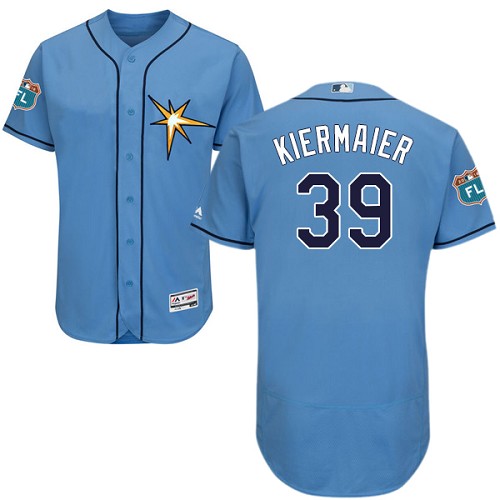 Tampa Bay Rays #39 Kevin Kiermaier Light Blue Flexbase Authentic Collection Stitched Jersey Men's