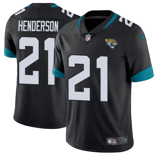 Jacksonville Jaguars #21 C.J. Henderson Black Team Color Youth Stitched Vapor Untouchable Limited Jersey Youth
