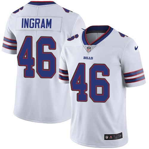 Bills #46 Ja'Marcus Ingram White Youth Stitched Vapor Untouchable Limited Jersey