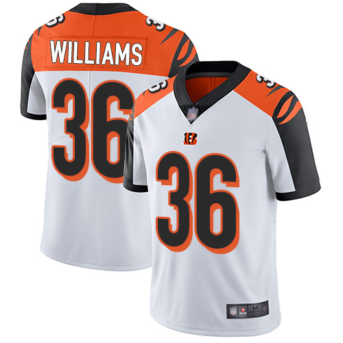 Cincinnati Bengals #36 Shawn Williams White Men's Stitched Vapor Untouchable Limited Jersey Men's