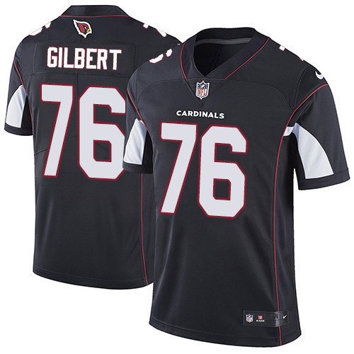 Arizona Cardinals #76 Marcus Gilbert Black Alternate Youth Stitched Vapor Untouchable Limited Jersey Youth