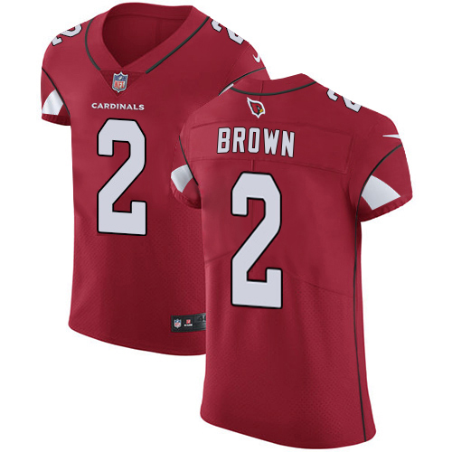 Cardinals #2 Marquise Brown Red Team Color Men's Stitched Vapor Untouchable Elite Jersey