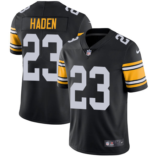 Pittsburgh Steelers #23 Joe Haden Black Alternate Youth Stitched Vapor Untouchable Limited Jersey Youth