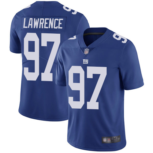 Giants #97 Dexter Lawrence Royal Blue Team Color Men's Stitched Vapor Untouchable Limited Jersey