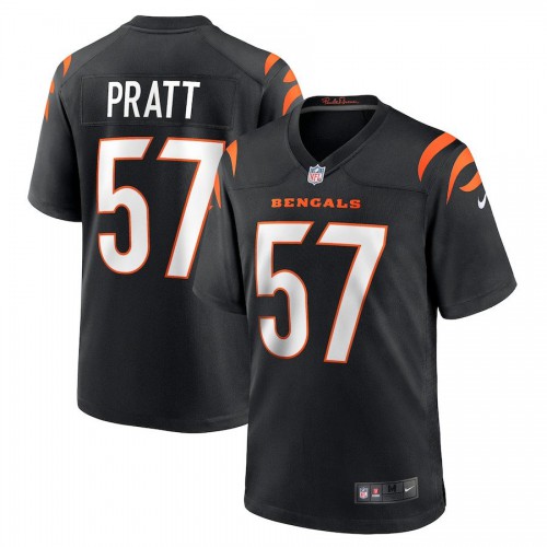 Cincinnati Bengals #57 Germaine Pratt Black Youth Game Jersey Youth