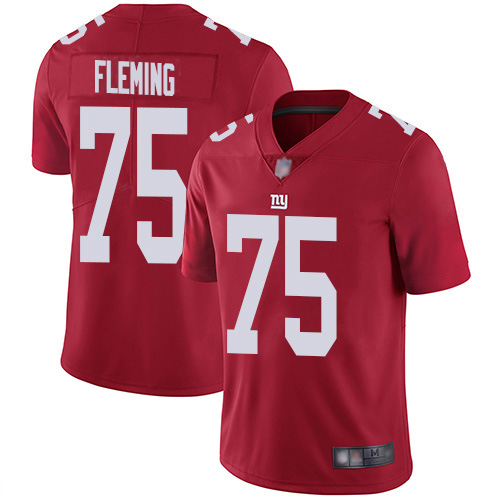 New York Giants #75 Cameron Fleming Red Youth Stitched Limited Inverted Legend Jersey Youth