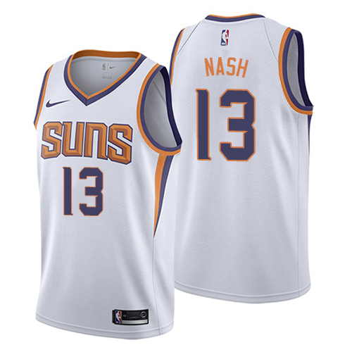 Phoenix Suns #13 Steve Nash White Youth Swingman Association Edition Jersey Youth