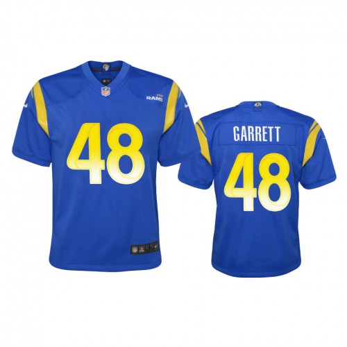 Los Angeles Los Angeles Rams #48 Chris Garrett Youth Game Jersey - Royal Youth