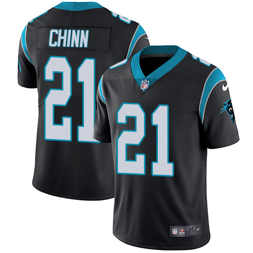 Panthers #21 Jeremy Chinn Black Team Color Men's Stitched Vapor Untouchable Limited Jersey