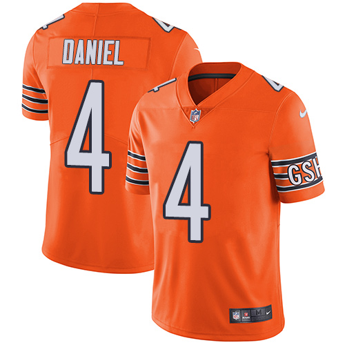 Chicago Bears #4 Chase Daniel Orange Men's Stitched Limited Rush Jersey Men's