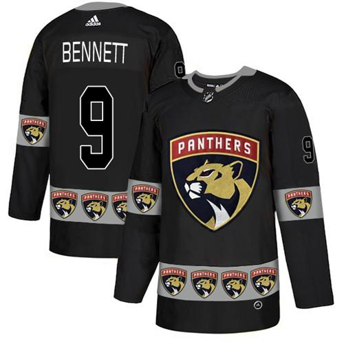 Adidas Panthers #9 Sam Bennett Black Authentic Team Logo Fashion Stitched Youth Jersey