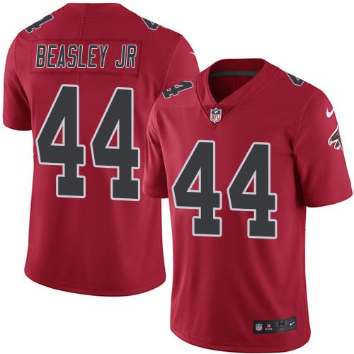 Atlanta Falcons #44 Vic Beasley Jr Red Men's Stitched Limited Rush Jersey Men's