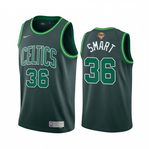Boston Celtics #36 Marcus Smart Green Swingman Youth 2022 Finals Earned Edition Jersey Youth