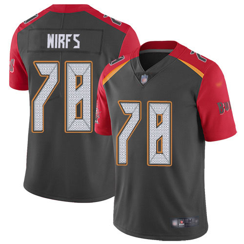 Tampa Bay Buccaneers #78 Tristan Wirfs Gray Youth Stitched Limited Inverted Legend Jersey Youth