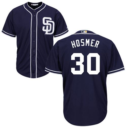 San Diego Padres #30 Eric Hosmer Navy Blue New Cool Base Stitched Jersey Men's