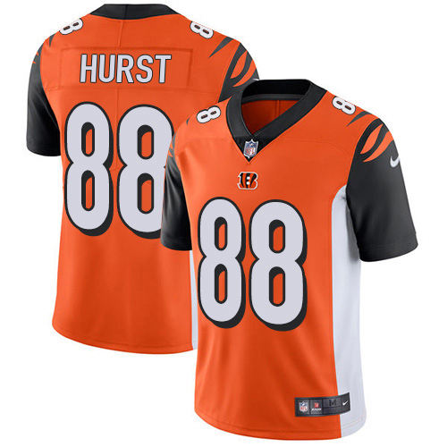 Bengals #88 Hayden Hurst Orange Alternate Youth Stitched Vapor Untouchable Limited Jersey