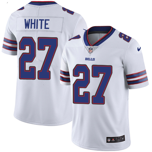 Bills #27 Tre'Davious White White Youth Stitched Vapor Untouchable Limited Jersey