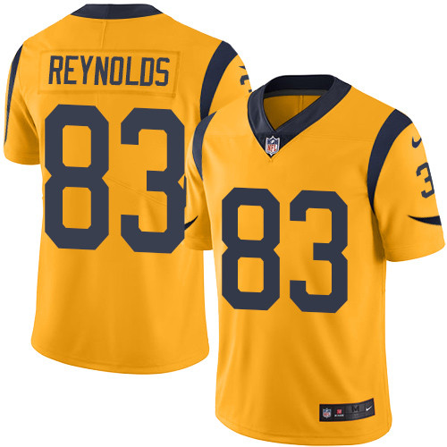 Los Angeles Rams #83 Josh Reynolds Gold Men's Stitched Limited Rush Jersey Men's