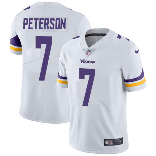 Minnesota Vikings #7 Patrick Peterson White Youth Stitched Vapor Untouchable Limited Jersey Youth