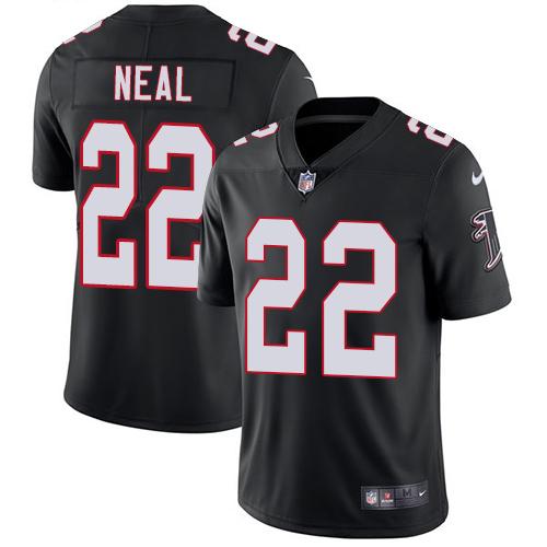 Atlanta Falcons #22 Keanu Neal Black Alternate Youth Stitched Vapor Untouchable Limited Jersey Youth