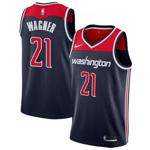 Washington Wizards #21 Moritz Wagner Navy Blue Youth Swingman Statement Edition Jersey Youth