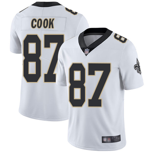 New Orleans Saints #87 Jared Cook White Men's Stitched Vapor Untouchable Limited Jersey Men's