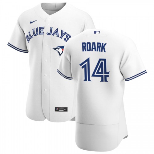 Toronto Toronto Blue Jays #14 Tanner Roark Men's White Home 2020 Authentic Player Jersey Men's
